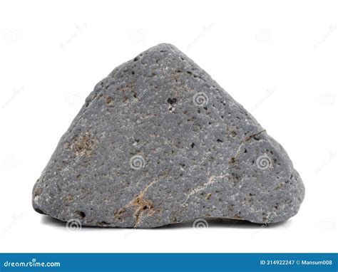 single rock isolated  white background stock image image  object