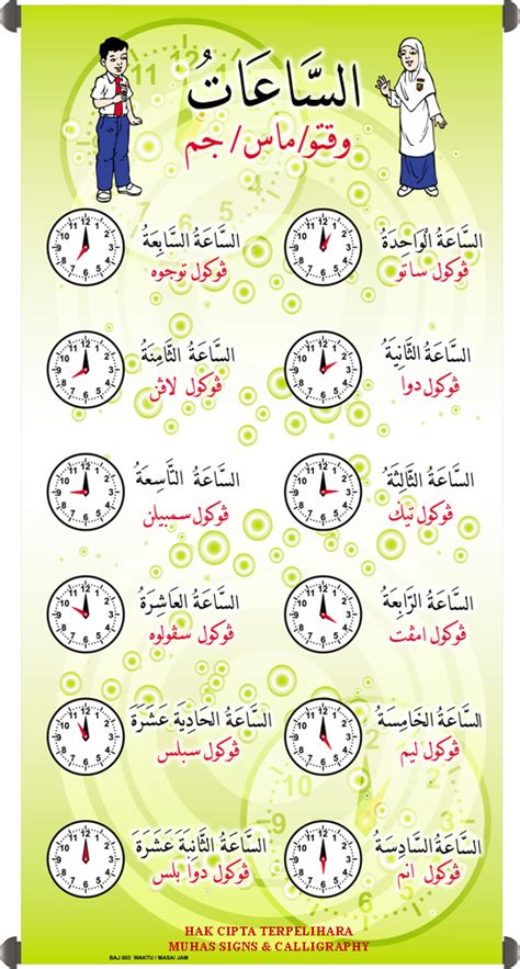 Masa Dan Waktu Dalam Bahasa Arab