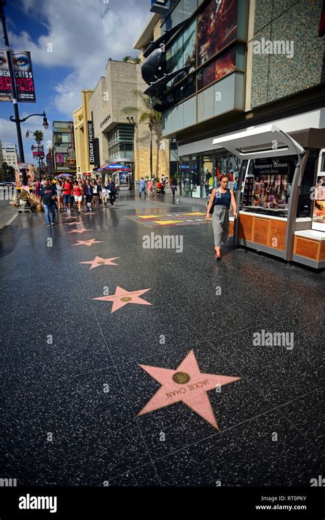 Hollywood Walk of Fame in Los Angeles, California Stock Photo - Alamy