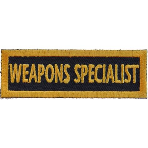 Weapons Specialist Patch Ranks Titles Nicknames Thecheapplace