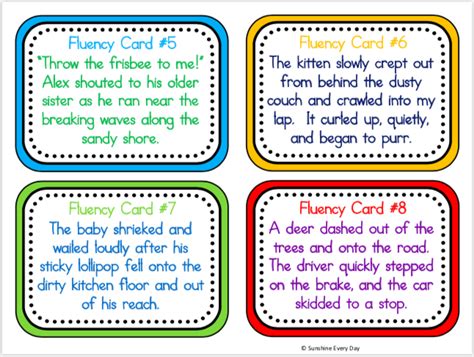 Fluency Task Cards Made By Teachers