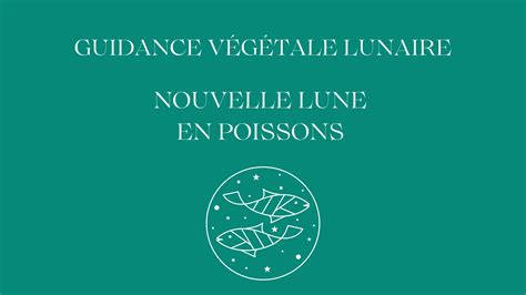 Guidance Lunaire Végétale Nouvelle Lune en Poissons Mars 2023 Les