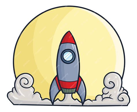 Eps Vector Rocket Ship Launch Stock Clipart Illustration Clip Art Library