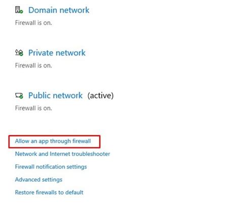 How To Allow Apps Through Firewall On Windows 10