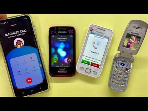 Samsung SGH A800 And Galaxy Z Flip3 Outgoing Call Samsung Wave Y Vs