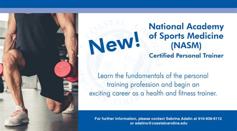 National Academy Of Sports Medicine NASM Certified Personal Trainer