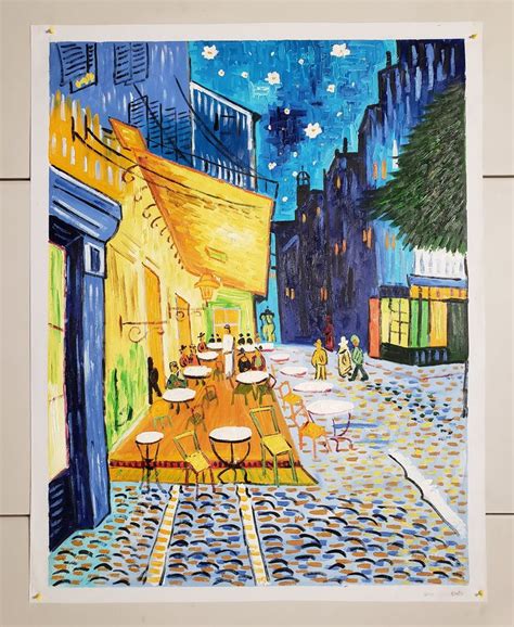 Caf By Van Gogh X Hand Painted Re Production Oil Painting