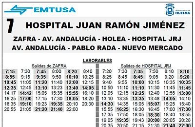 Horarios Emtusa Huelva