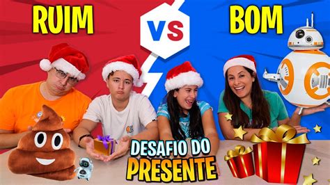 Presente bom vs Presente Ruim Família Maria Clara e JP YouTube