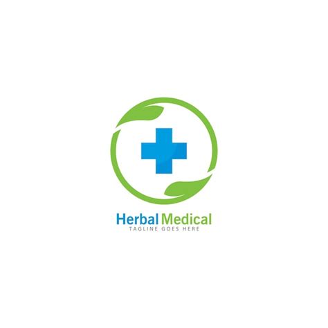 Premium Vector Herbal Medical Logo Vector Icon Illustration