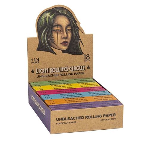 Lion Rolling Circus Papel Unbleached Brown Ud Display Papel