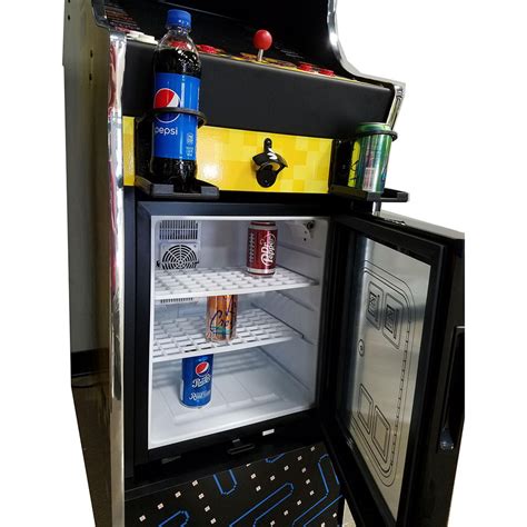 Pac Man Pixel Bash Chill 32 Game Arcade W Built In Mini Fridge The