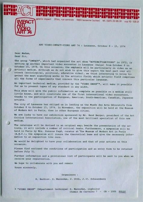 Impact Art Video Art Lomholt Mail Art Archive