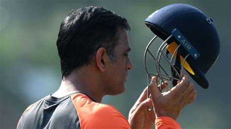 MS Dhoni slugs it out in the nets - The Statesman