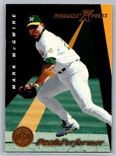 Mark Mcgwire Pinnacle X Press Peak Performer Oakland