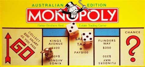 australian edition monopoly board game