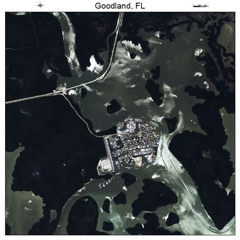 Aerial Photography Map of Goodland, FL Florida