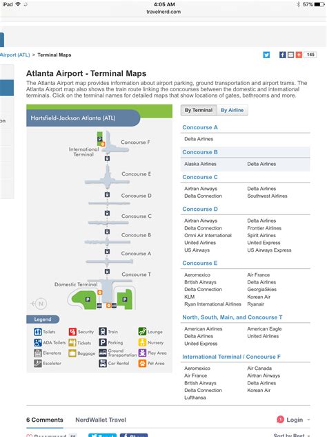 Atlanta Airport Parking Map