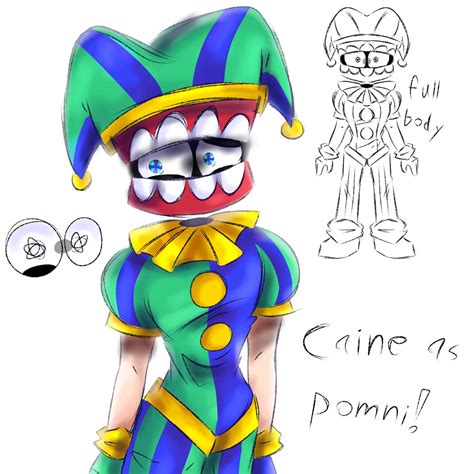 Caineas Pomni By Maryhasagreenheart On Deviantart