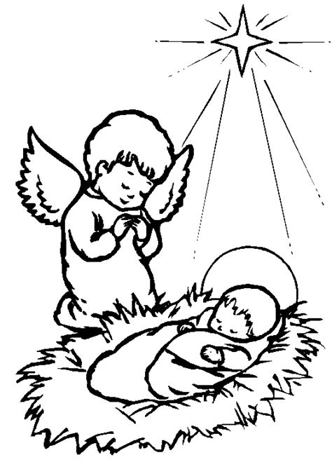 Baby Jesus Coloring Pages