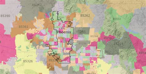 Downtown Phoenix Zip Code Map