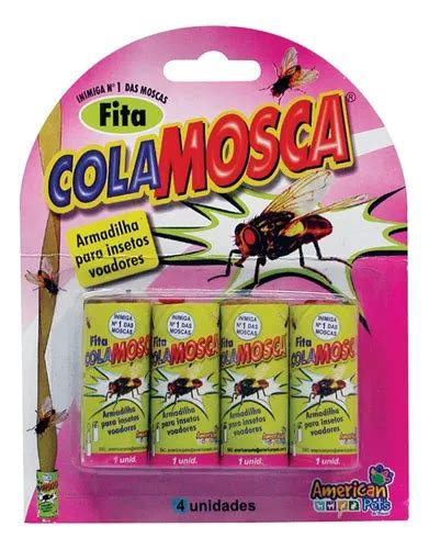 Armadilha Para Moscas E Insetos Voadores 4 Fitas Colamosca MercadoLivre