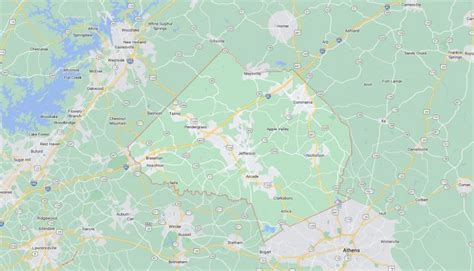 Cities and Towns in Jackson County, Georgia – Countryaah.com