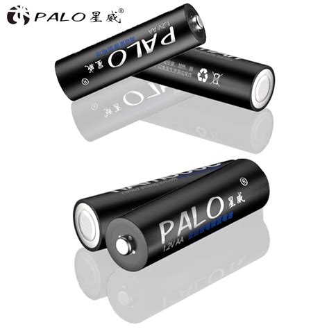 Cheap Palo Pcs V Aa Mah Rechargeable Batteries Pcs Ni Mh Aaa