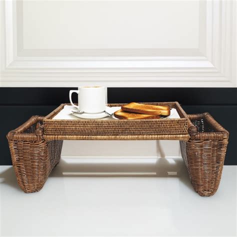 Rattan Island Rattan Rectangular Cheese Tray With Glass Insert Direct