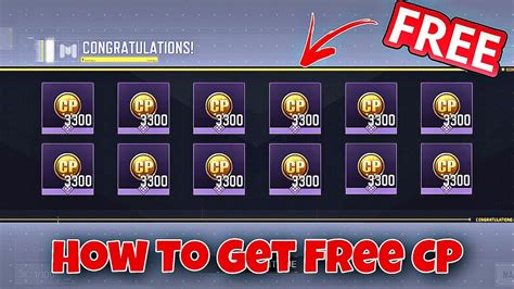 How To Get Free Cp In Codm Codm Redeem Code How To Get