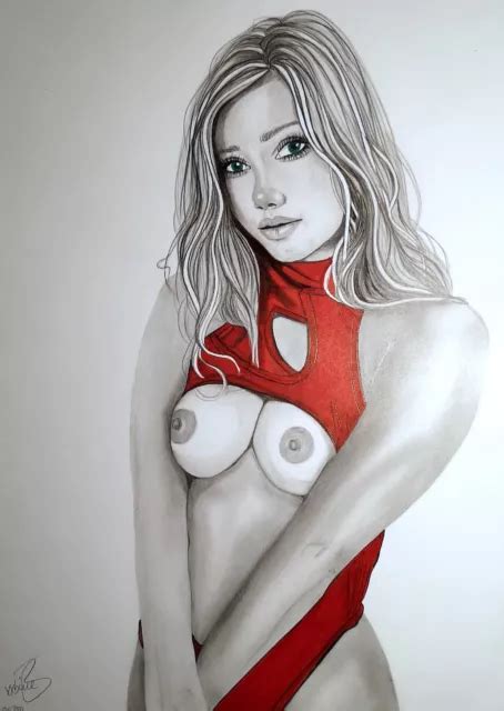 Aktzeichnung Akt Pin Up Nude Drawing Erotic Nu Dessin