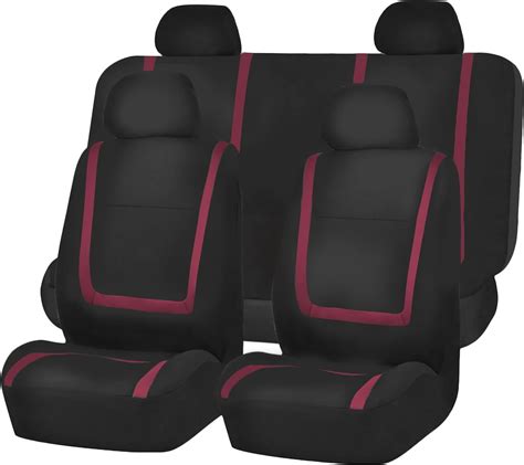 Amazon Fh Group Juego Completo De Fundas De Asiento De Auto De