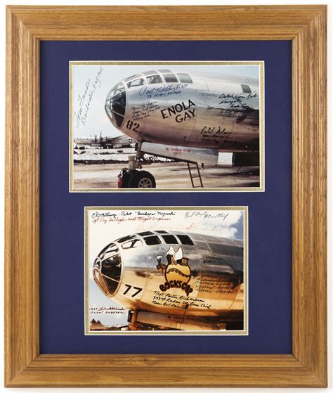 Enola Gay Crew Autographs Emnasve