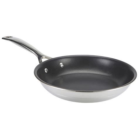 Le Creuset 3 Ply Stainless Steel Non Stick Omelette Pan 20cm Free