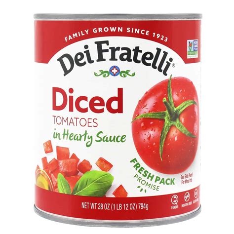 Retail Diced Tomatoes In Hearty Sauce Dei Fratelli