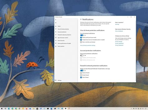 How To Manage Notifications For Windows Security Features On Windows 10 Windows Central