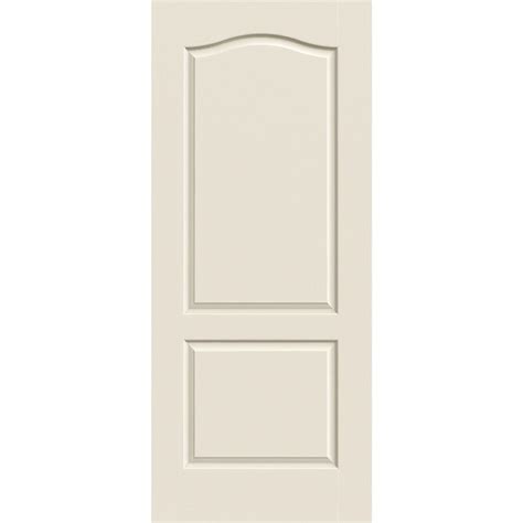 Reliabilt 24 In X 80 In 2 Panel Arch Top Textured Hollow Core Primed Molded Composite Slab Door