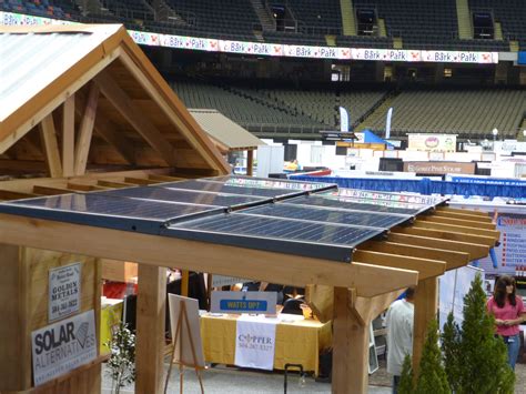 Silicon Energy PV Integrated Structure At New Orleans Home Garden Show