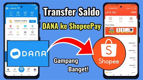 Cara Transfer Saldo Dana Ke Shopeepay Kirim Uang Dari Aplikasi Dana