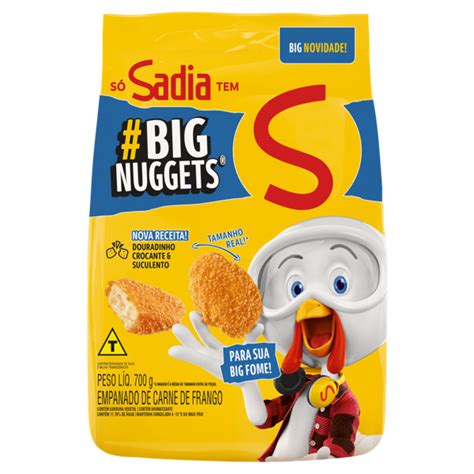 Empanado De Frango Peito Original Sadia Nuggets Pacote G Big Box