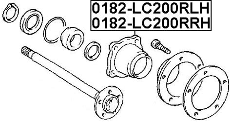 Rear Wheel Hub Rh Febest Lc Rrh Oem Ebay