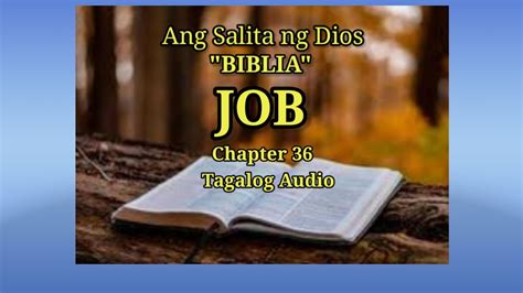 Ang Salita Ng Dios Biblia Aklat Sa Lumang Tipan Job Chapter