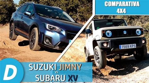 Comparativa 4x4 al límite Suzuki Jimny vs Subaru XV Prueba Offroad