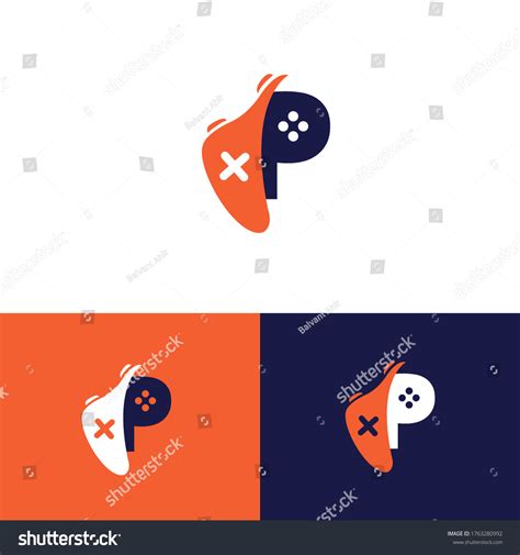 Letter P Gaming Logo Design Gaming Stock Vector (Royalty Free ...