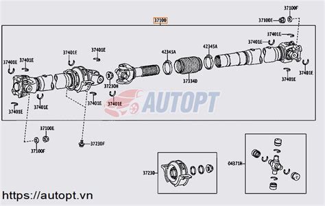 TRỤC CÁC ĐĂNG TOYOTA HILUX 2016 2020 Phụ Tùng ô tô AutoPT