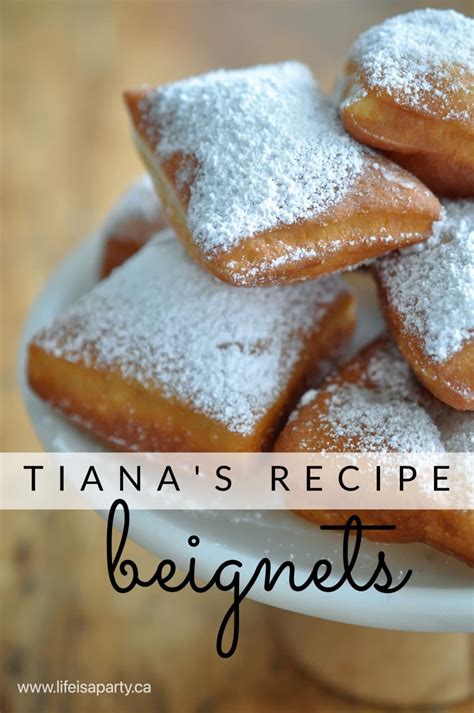 Tiana S Beignet Recipe From The Princess And The Frog Recipe