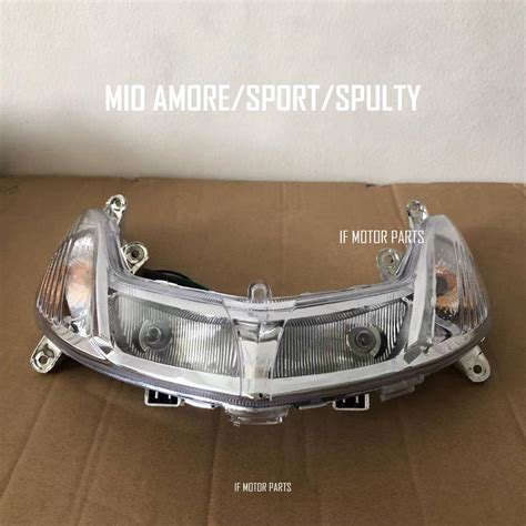 Headlight Yamaha MIO Sporty Amore Soulty Smiley Winker Lamp