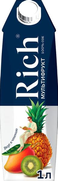 Сок Rich Мультифрукт 1 л - купить с доставкой по выгодным ценам в ...