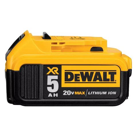 Dewalt 20v Max Xr Lithium Ion Premium Battery Pack 50ah The Home