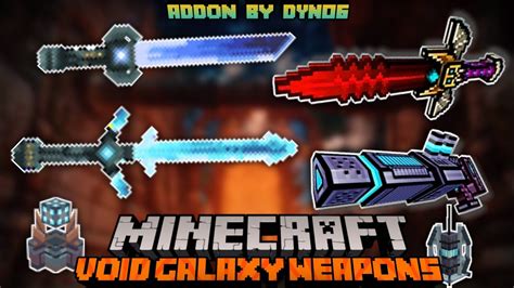 Minecraft Weapon Mod Void Galaxy Weapons Addon Craftable